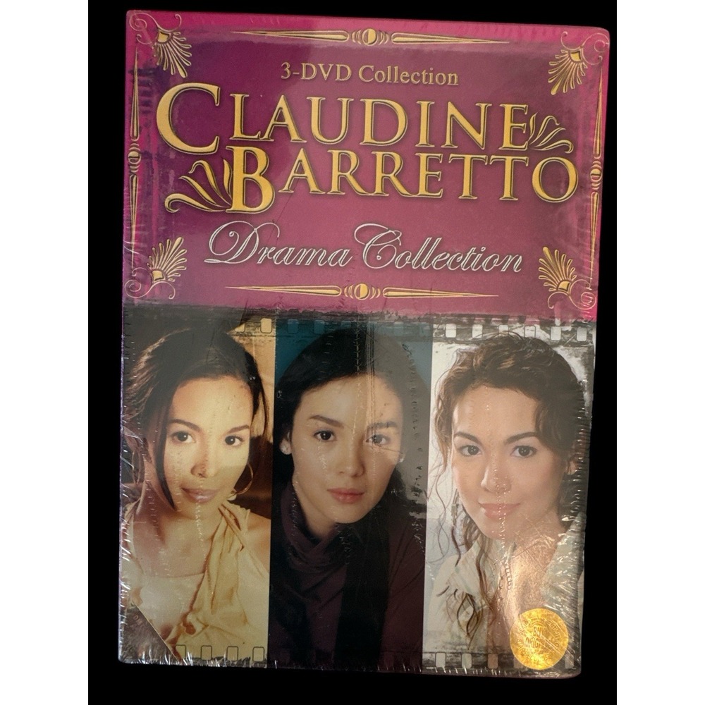 Claudine Barretto Drama Collection - 3 Disk Filipino‎ Movie Set
